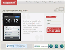 Tablet Screenshot of makebetterapps.com